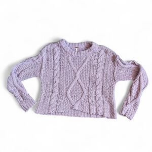 Free People Purple Knit Sweater